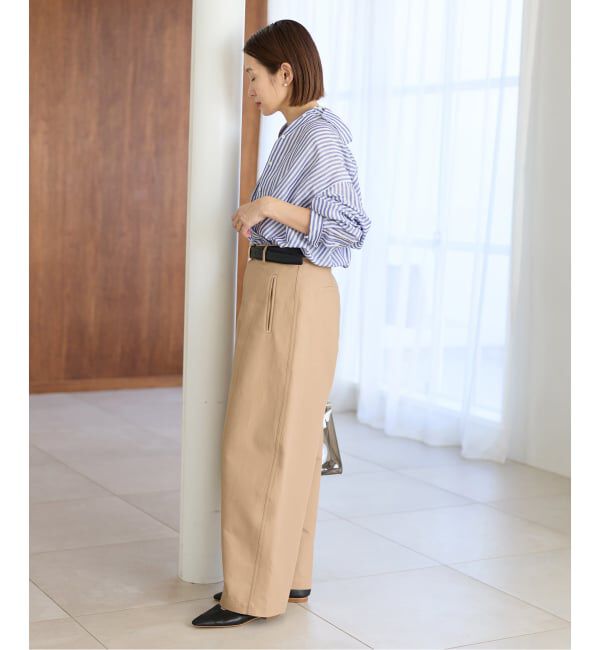 IENA「《追加》ダブルクロスバレルパンツ」|その他|