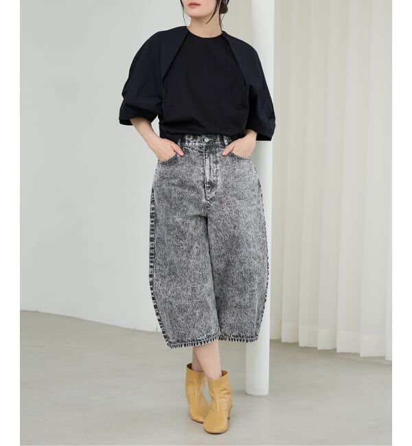 IENA LA BOUCLE「《追加予約》《洗濯機洗い可》タイプライターコンビプルオーバー」|Tシャツ・カットソー|