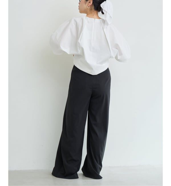 IENA LA BOUCLE「《追加予約》《洗濯機洗い可》タイプライターコンビプルオーバー」|Tシャツ・カットソー|