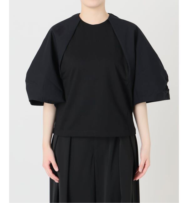 IENA LA BOUCLE「《追加予約》《洗濯機洗い可》タイプライターコンビプルオーバー」|Tシャツ・カットソー|