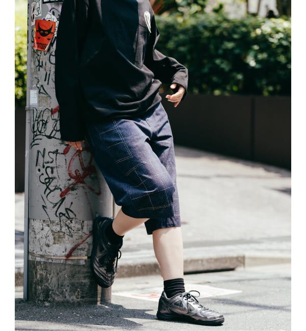 Paris Saint-Germain「【Poggy &times; Paris Saint-Germain】DEAR PSG PRINTED BAGGY SHORTS」|デニム|