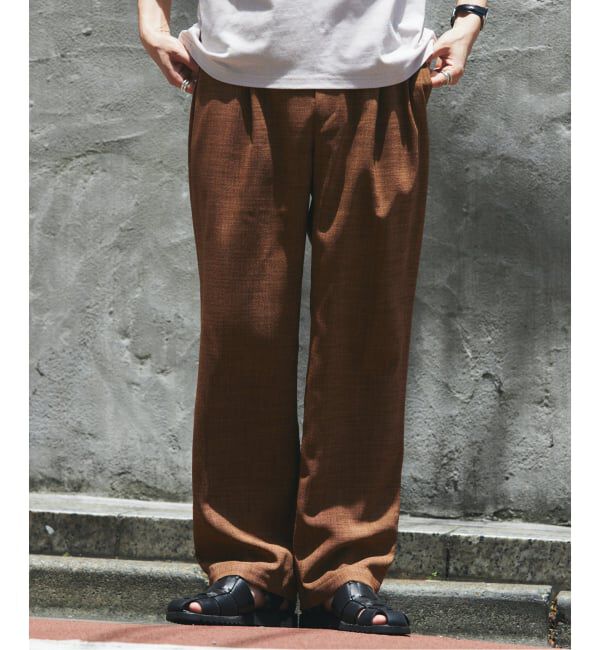 JOURNAL STANDARD relume「テックキャンバス オーバル イージーパンツ(セットアップ対応可能）」|スラックス|