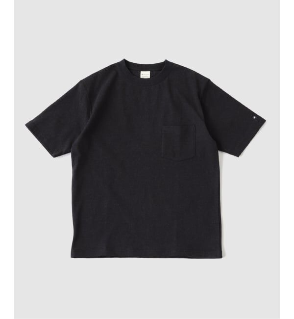 JOURNAL STANDARD「snow peak / スノーピーク Recycled Cotton T-Shirt」|Tシャツ・カットソー|ブラック
