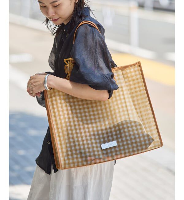 JOURNAL STANDARD「【HELOYSE/エロイーズ】  BEACH SQUARE TOTE」|トートバッグ|