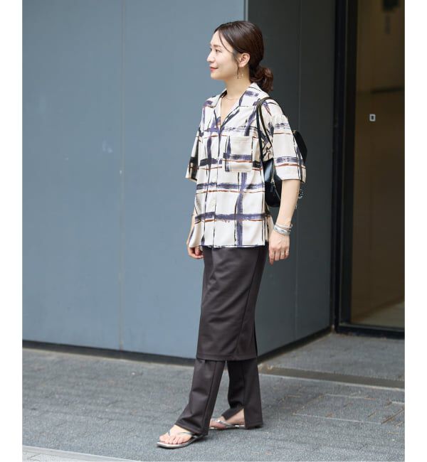JOURNAL STANDARD「Multi Satin Pt Piping シャツ」|シャツ・ブラウス|