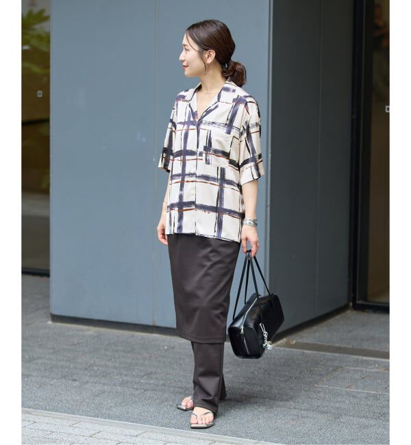 JOURNAL STANDARD「Multi Satin Pt Piping シャツ」|シャツ・ブラウス|