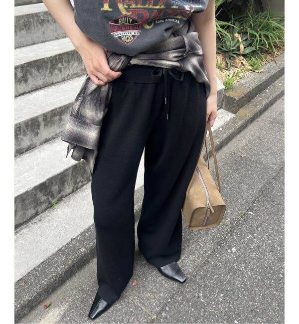 JOURNAL STANDARD「《WEB限定予約》ウォッシャブル TEXBRIDバレルパンツ」|その他|ブラック