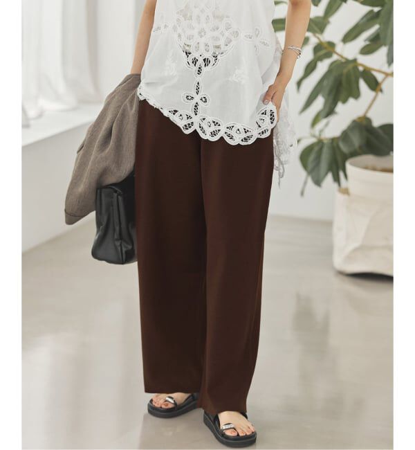 JOURNAL STANDARD「《WEB限定予約》ウォッシャブル TEXBRIDバレルパンツ」|その他|ブラウン