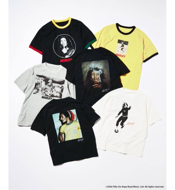 JOURNAL STANDARD「《予約》Bob Marley / ボブ・マーリー プリント Tシャツ」|Tシャツ・カットソー|
