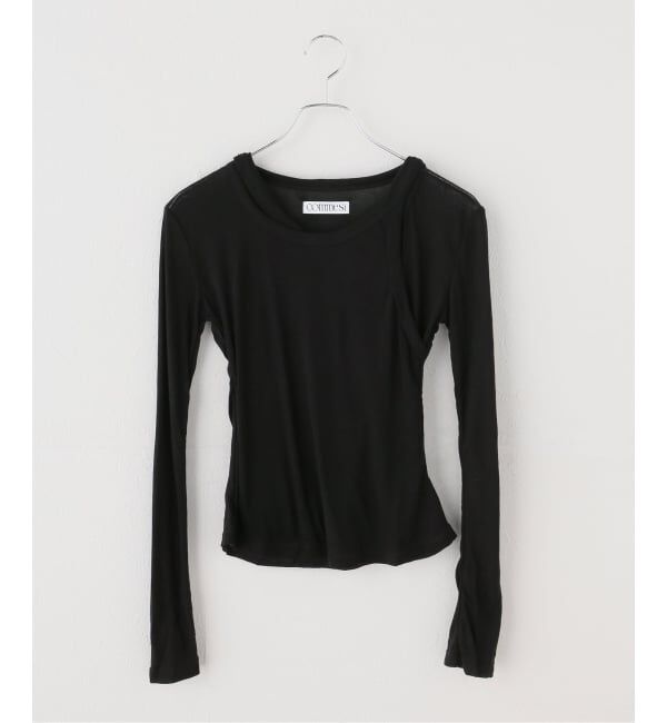 JOURNAL STANDARD「【COMME SI STUDIO/コムシスタジオ】 Nuance Arrange Top」|Tシャツ・カットソー|ブラック