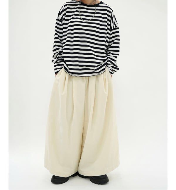 journal standard luxe「テンジクボーダー CN-Big-プルオーバー」|Tシャツ・カットソー|
