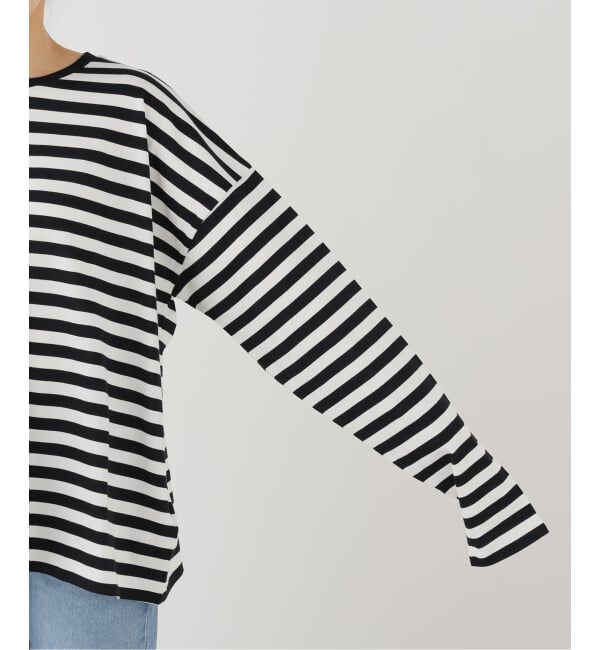 journal standard luxe「テンジクボーダー CN-Big-プルオーバー」|Tシャツ・カットソー|