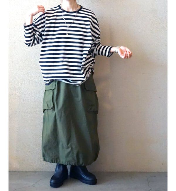 journal standard luxe「テンジクボーダー CN-Big-プルオーバー」|Tシャツ・カットソー|