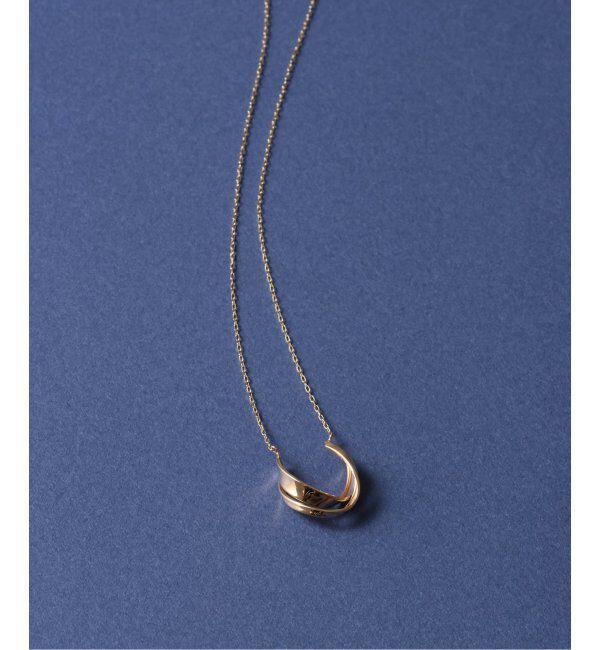 Lilas by Spick&Span「2ラインツイストモチーフ50cmネックレス K10」|ネックレス|