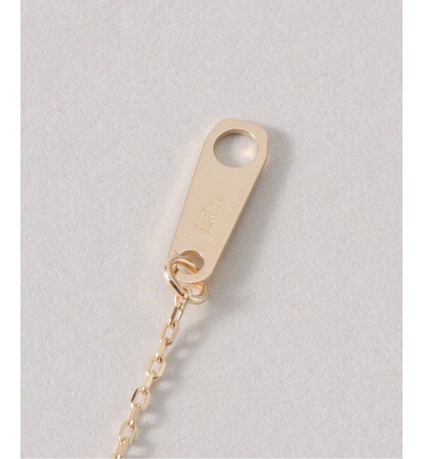 Lilas by Spick&Span「ホワイトトパーズ7ピースラインネックレス K10」|ネックレス|