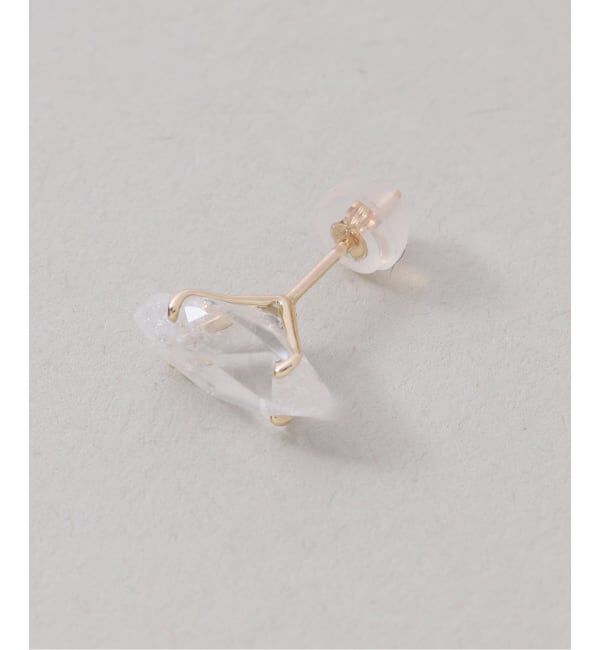 Lilas by Spick&Span「クラッシュクォーツピアス K10（両耳）」|ピアス|