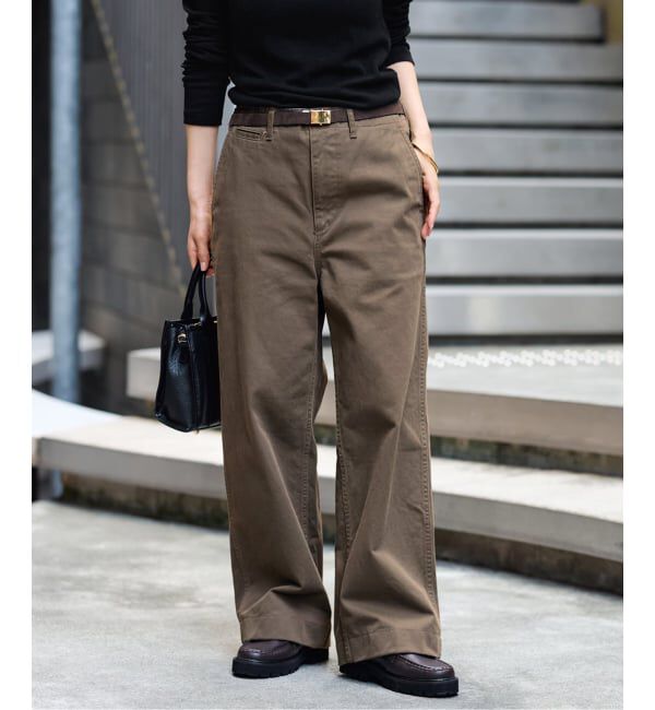 FRAMeWORK「≪WEB限定 / 追加≫OVER SIZED CHINO パンツ 3」|チノ|