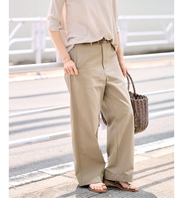 FRAMeWORK「≪WEB限定 / 追加≫OVER SIZED CHINO パンツ 3」|チノ|