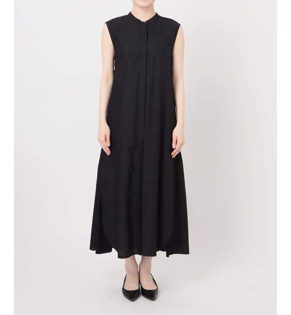 NOBLE「【洗える】normment/ノーメント STRIPE STITCH N/S DRESS」|ワンピース|