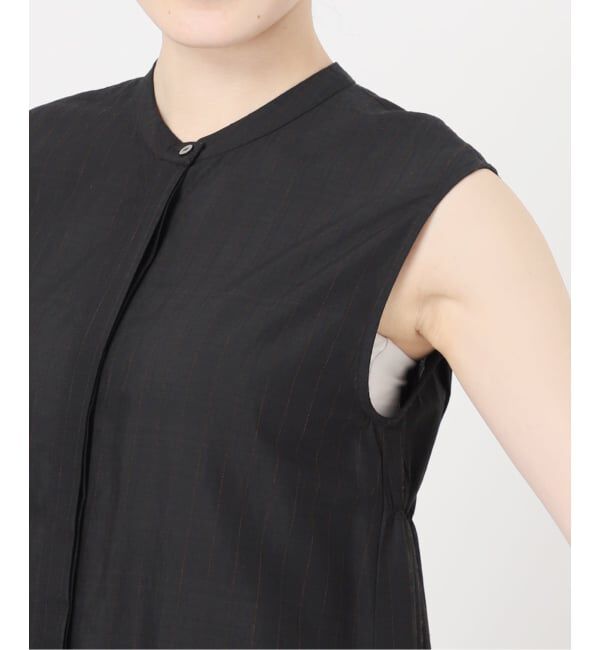 NOBLE「【洗える】normment/ノーメント STRIPE STITCH N/S DRESS」|ワンピース|