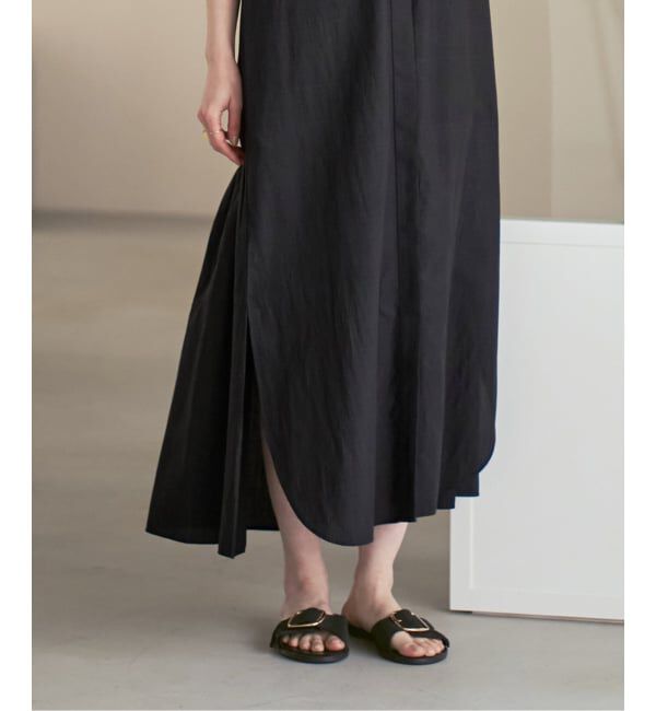NOBLE「【洗える】normment/ノーメント STRIPE STITCH N/S DRESS」|ワンピース|