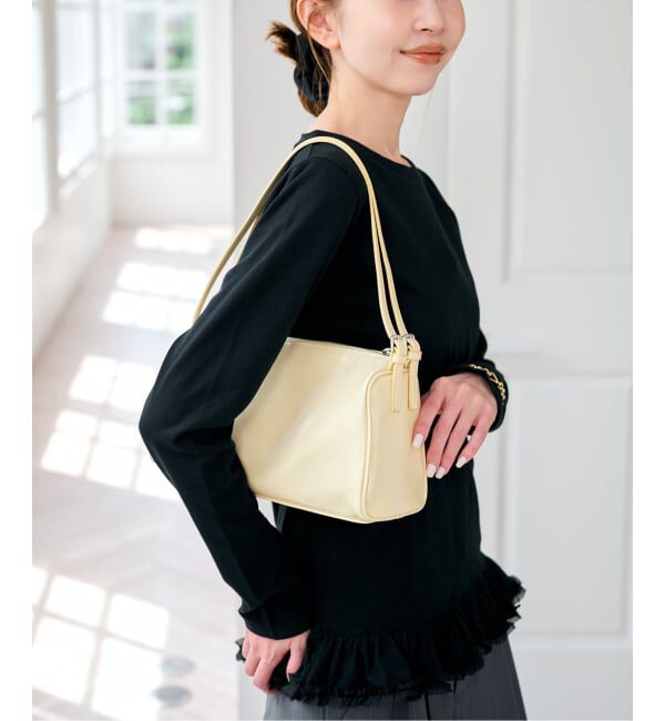 U by SPICK&SPAN「《追加予約》STAND OIL / スタンドオイル Melly Bag」|ハンドバッグ|ナチュラル