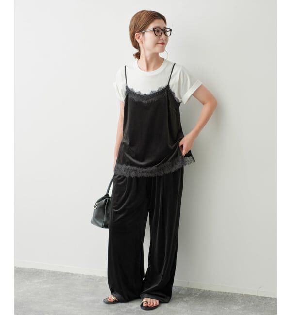 Spick and Span「《WEB限定 / 予約》ベロアイージーパンツ」|その他|