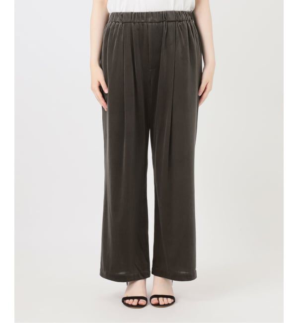 Spick and Span「《WEB限定 / 予約》ベロアイージーパンツ」|その他|