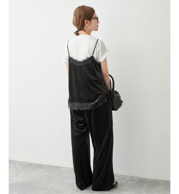 Spick and Span「《WEB限定 / 予約》ベロアイージーパンツ」|その他|