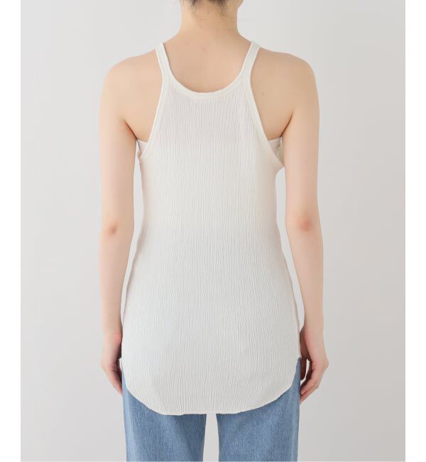 FRAMeWORK「MATTII Wrinkle cotton Crew neck tank top」|タンクトップ|