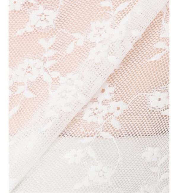 U by SPICK&SPAN「《予約》ストレッチレースクループルオーバー」|Tシャツ・カットソー|