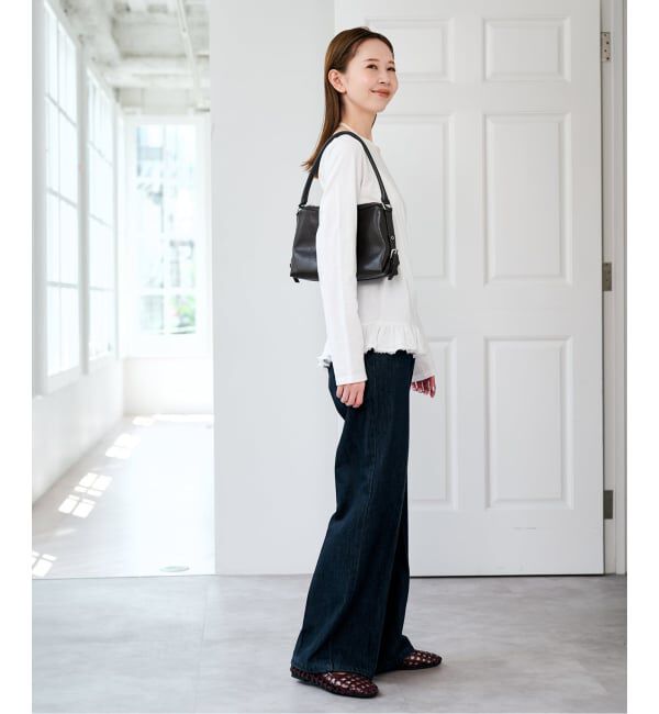 U by SPICK&SPAN「《追加 / 予約》フリルミディカットトップス」|Tシャツ・カットソー|