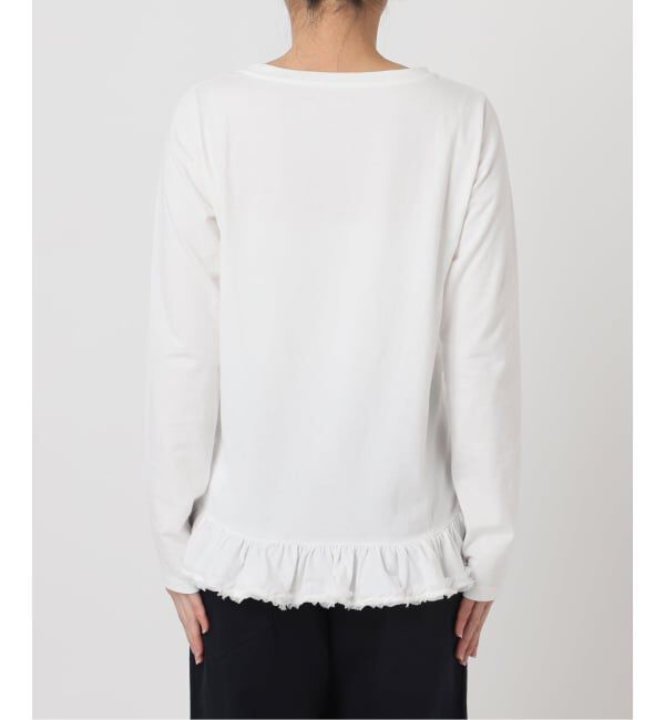 U by SPICK&SPAN「《追加 / 予約》フリルミディカットトップス」|Tシャツ・カットソー|