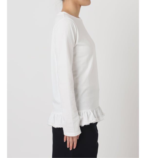 U by SPICK&SPAN「《追加 / 予約》フリルミディカットトップス」|Tシャツ・カットソー|