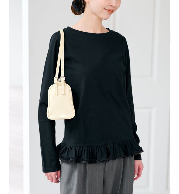 U by SPICK&SPAN「《追加 / 予約》フリルミディカットトップス」|Tシャツ・カットソー|