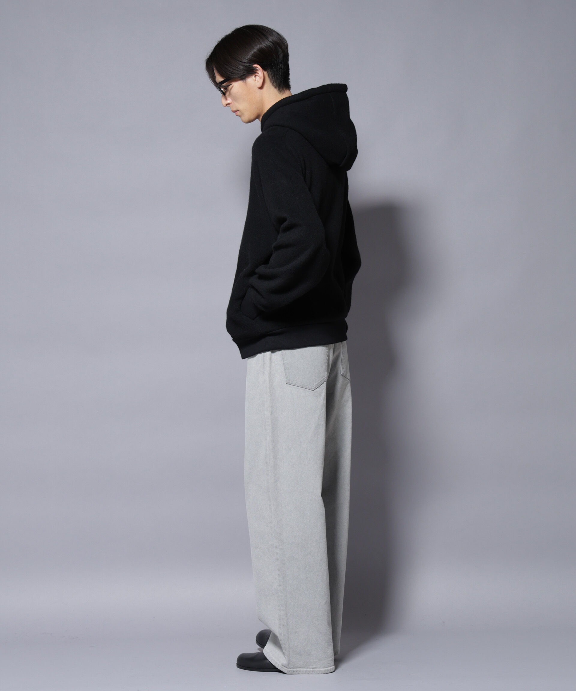 NANO universe「MIYATA&times;NANO JAPANMADE ウール/コットン パーカー」|Tシャツ・カットソー|
