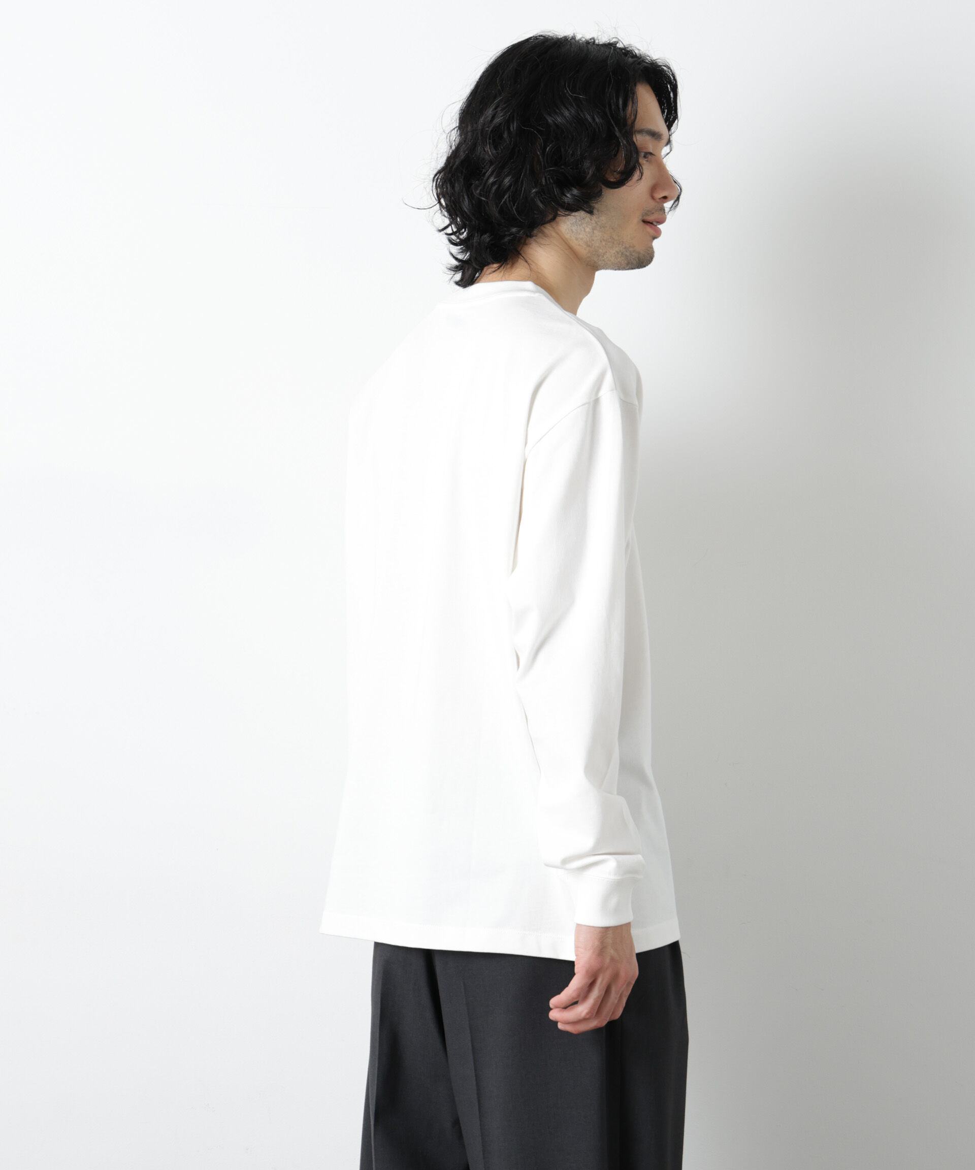 nano･universe「ナノベアＴシャツ 長袖 スピードスケート」|Tシャツ・カットソー|