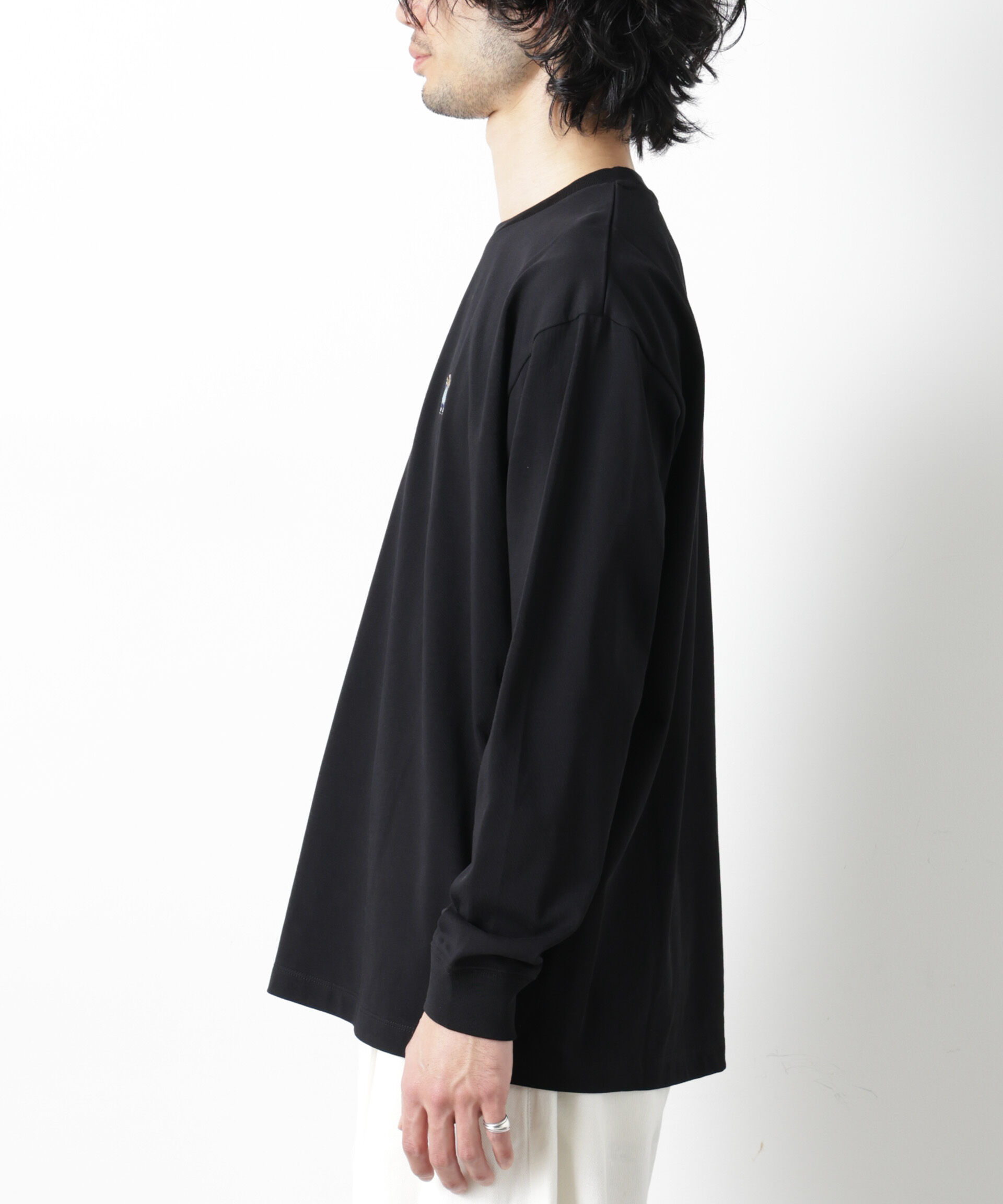 nano･universe「ナノベアＴシャツ 長袖 スピードスケート」|Tシャツ・カットソー|
