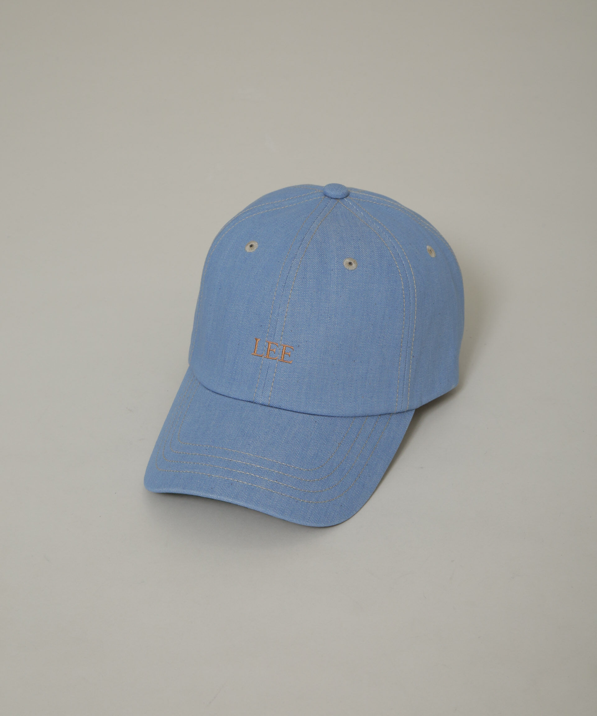 nano･universe「Lee/LEE RIGID DENIM 6P CAP」|キャップ・キャスケット|ブルー