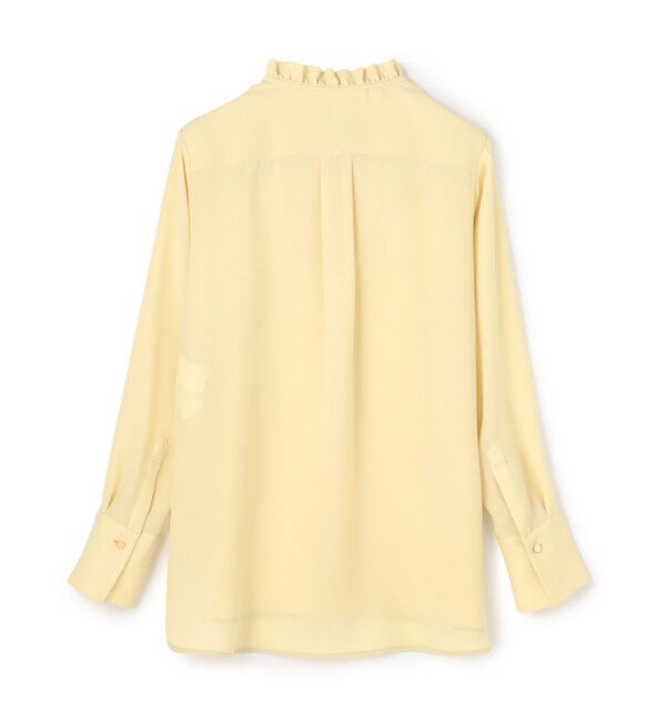BEIGE,「【洗える】STOW / フリルタイブラウス」|シャツ・ブラウス|
