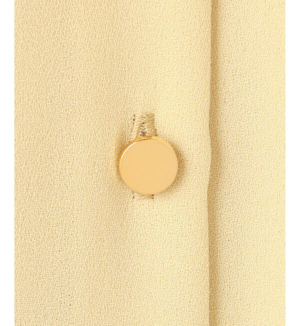 BEIGE,「【洗える】STOW / フリルタイブラウス」|シャツ・ブラウス|