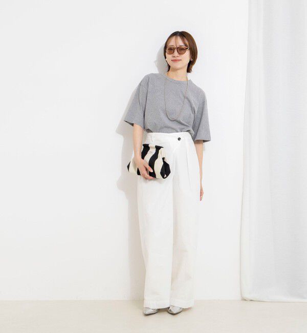 NOLLEY'S「【一部WEB限定サイズ】《撥水》ウォッシャブル撥水ワイドラップパンツ」|その他|