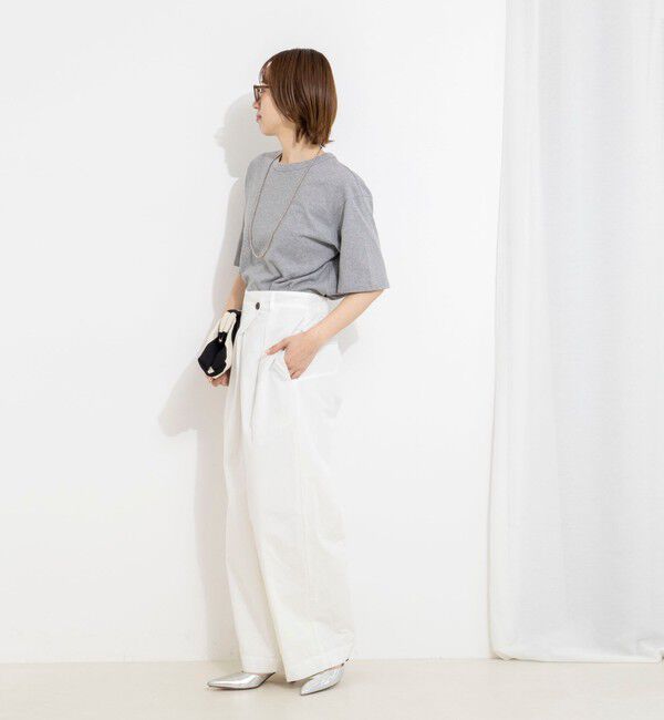 NOLLEY'S「【一部WEB限定サイズ】《撥水》ウォッシャブル撥水ワイドラップパンツ」|その他|