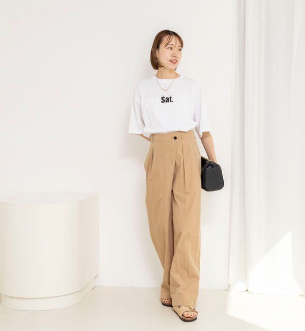 NOLLEY'S「【一部WEB限定サイズ】《撥水》ウォッシャブル撥水ワイドラップパンツ」|その他|