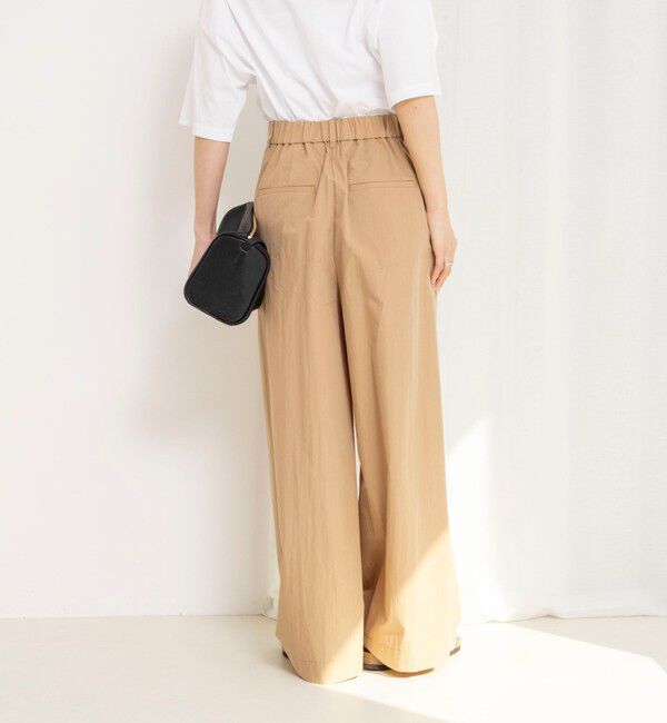 NOLLEY'S「【一部WEB限定サイズ】《撥水》ウォッシャブル撥水ワイドラップパンツ」|その他|