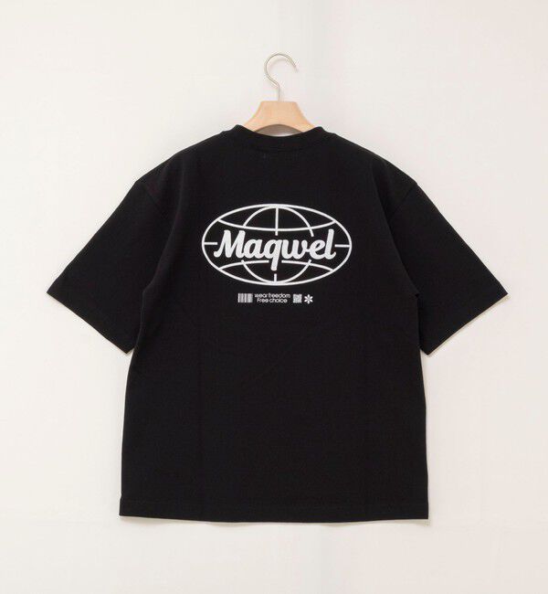 MAQWEL「【MAQWEL/マクウェル】ウォッシャブル Maqwel Earth ワイドボディプリントTシャツ」|Tシャツ・カットソー|