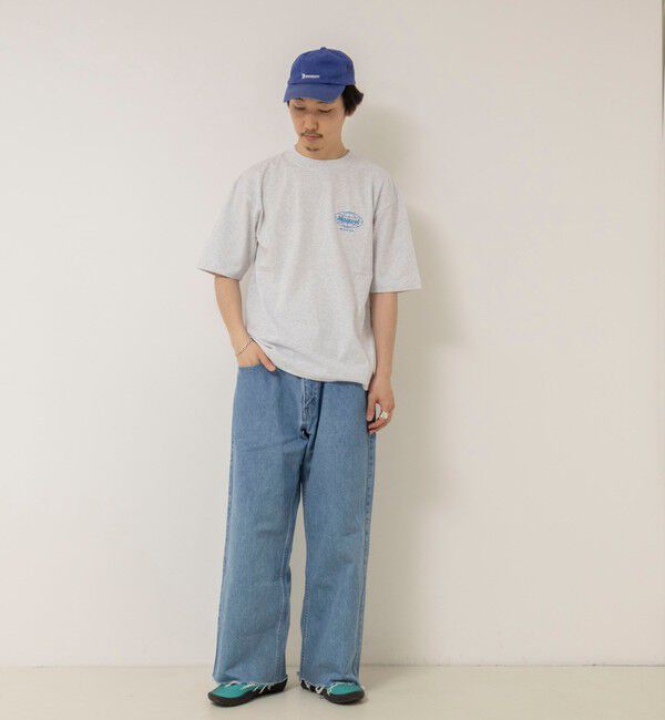 MAQWEL「【MAQWEL/マクウェル】ウォッシャブル Maqwel Earth ワイドボディプリントTシャツ」|Tシャツ・カットソー|