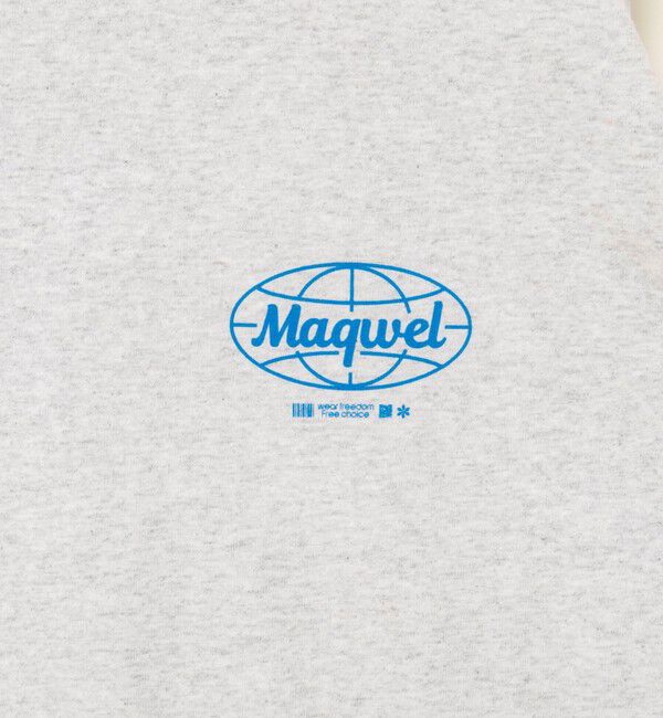 MAQWEL「【MAQWEL/マクウェル】ウォッシャブル Maqwel Earth ワイドボディプリントTシャツ」|Tシャツ・カットソー|
