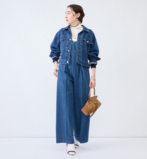 Rie Miller「【RM denim】デニムオールインワン」|オールインワン|
