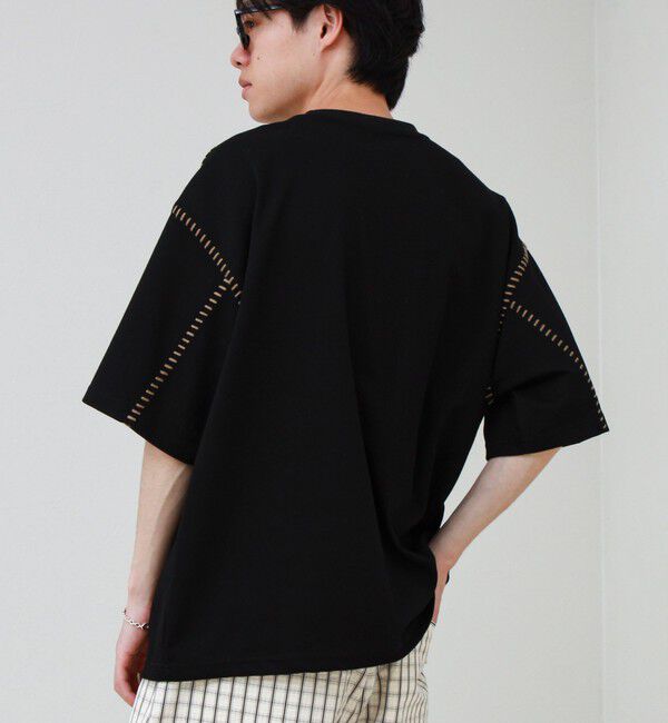 GLOSTER「【セットアップ対応】カルゼラダーステッチ クルーネックTシャツ」|Tシャツ・カットソー|